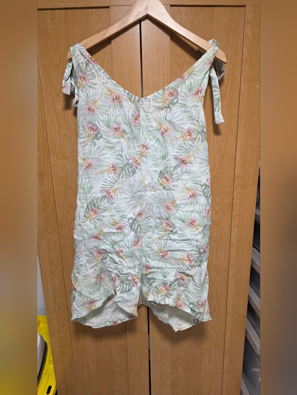 Francesca Bettini Made in Italy Tropical Linen Romper